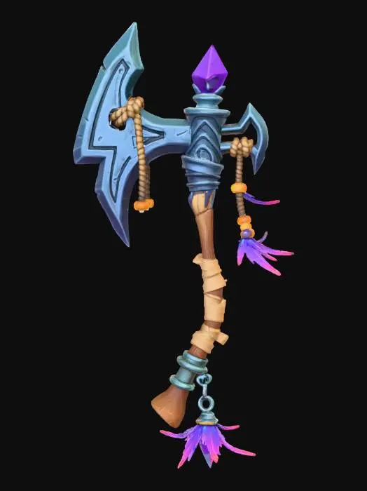 3D model for Axe of the Mystic Feather