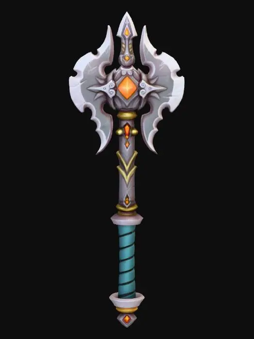3D model for Crimson Guardian Axe