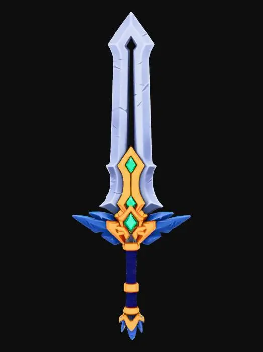 3D model for Emerald Blade