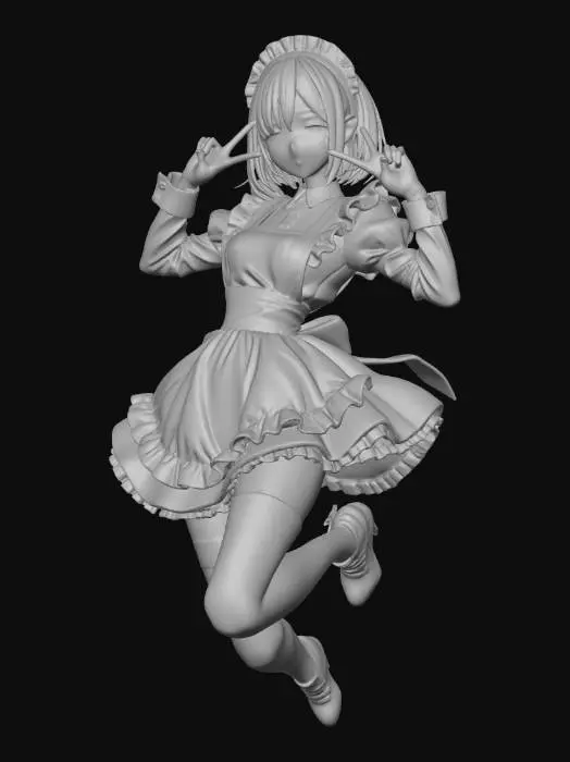 3D model for Maid Pose