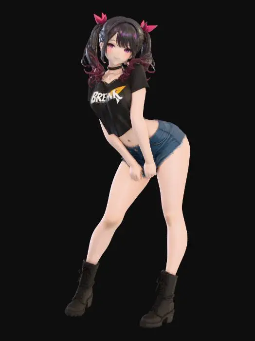 3D model for girl