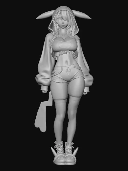 3D model for Anime Pikachu Cosplay