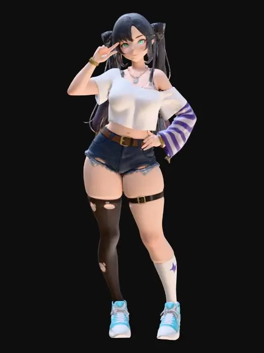 3D model for Character Style Fusion