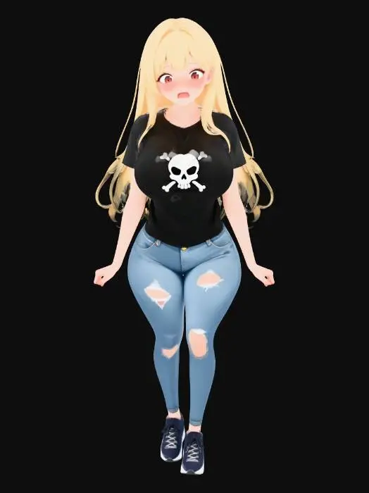 3D model for Surprised in the Moonlight