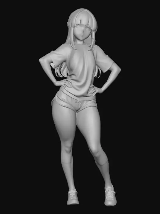 3D model for Anime Athlete
