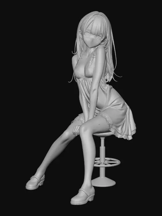 3D model for Seated Elegance