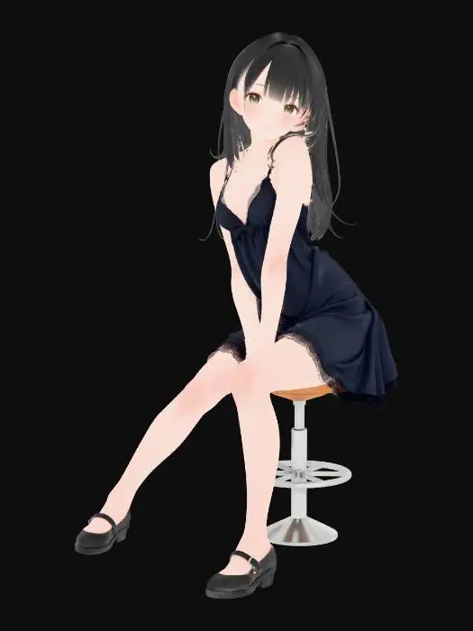 3D model for Seated Elegance