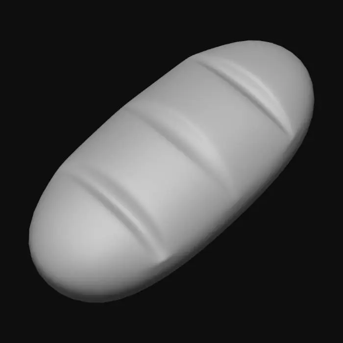 3D model for bread