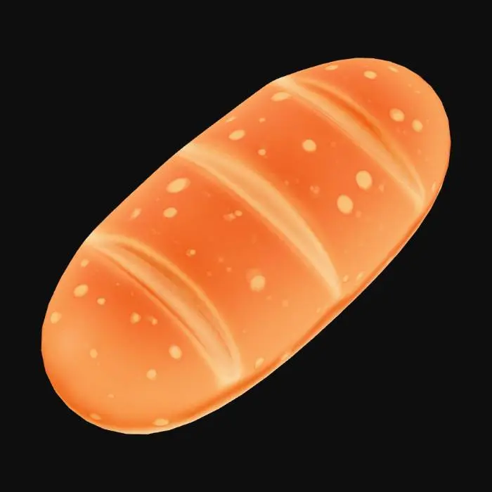 3D model for bread