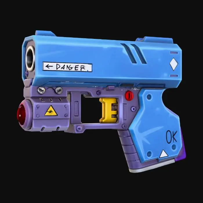3D model for Laser Blaster Gun