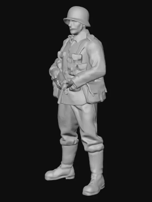3D model for Soldier in Uniform