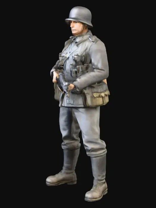 3D model for Soldier in Uniform