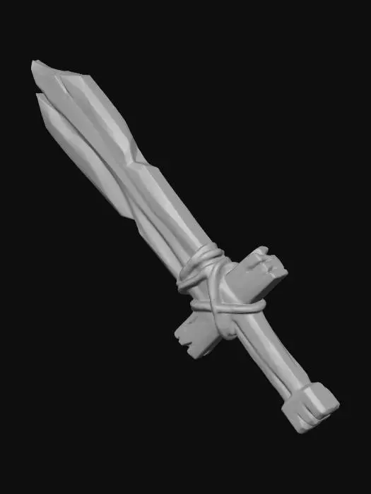 3D model for Wooden Sword