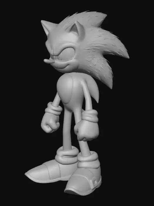 3D model for Sonic the Hedgehog