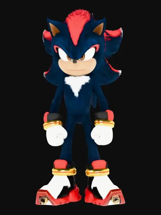 3D model for Shadow The Hedgehog