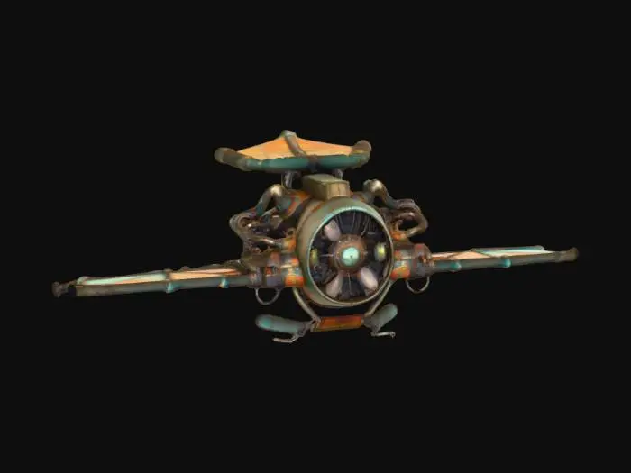 3D model for Steampunk Glider