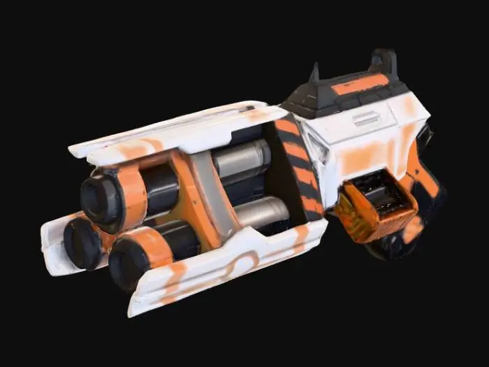 3D model for Blaster Tri-Rocket.