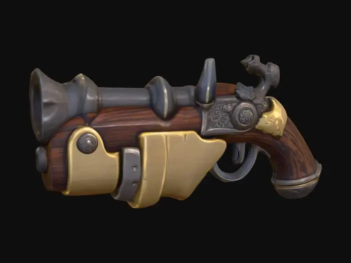 3D model for Blunderbuss Adventure