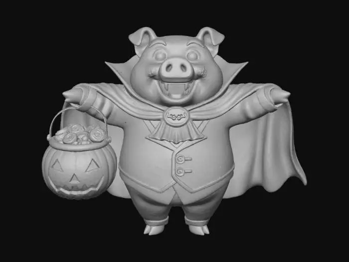 3D model for Vampire Pig Trickster  #Halloween2025#