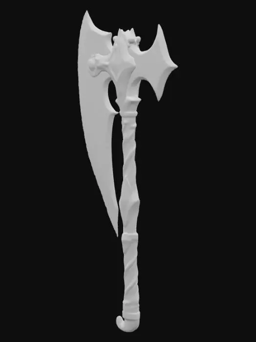3D model for Enchanted Battle Axe