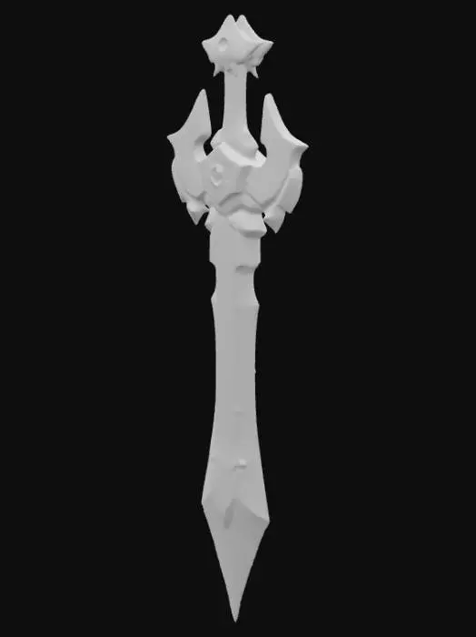 3D model for Frosted Rune Blade