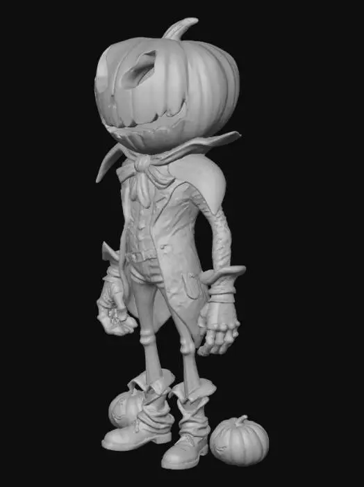 3D model for Pumpkin King #Halloween2025#