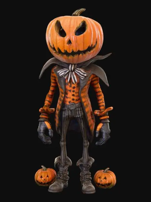 3D model for Pumpkin King #Halloween2025#