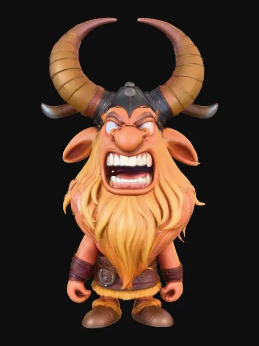 3D model for Viking Rage.