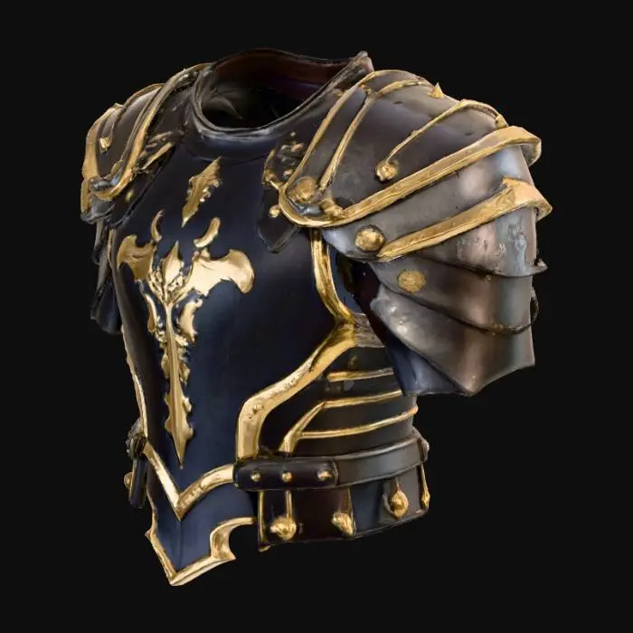 3D model for Ebon Shield Armor