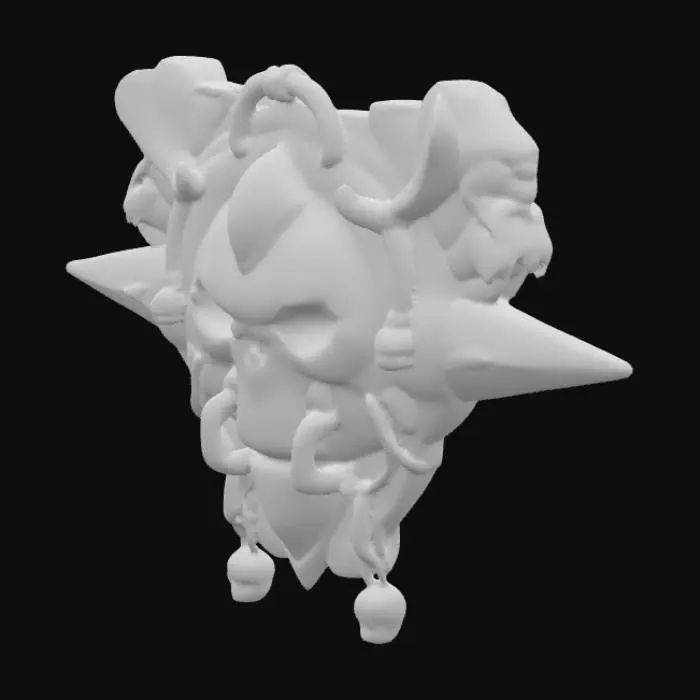 3D model for Skull Emblem