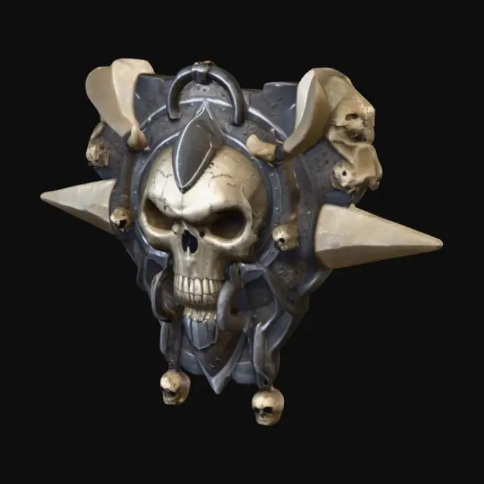 3D model for Skull Emblem