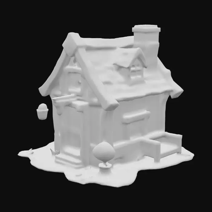 3D model for Whimsical Cottage Model