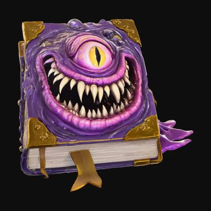 3D model for Grimoire of Gaze  #Halloween2025#