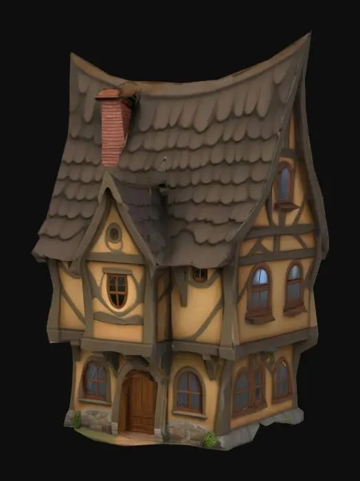 3D model for Whimsical Cottage