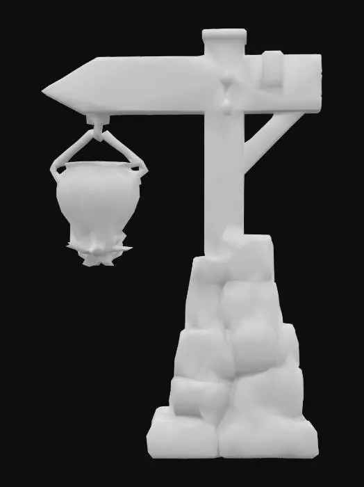 3D model for Cauldron Signpost