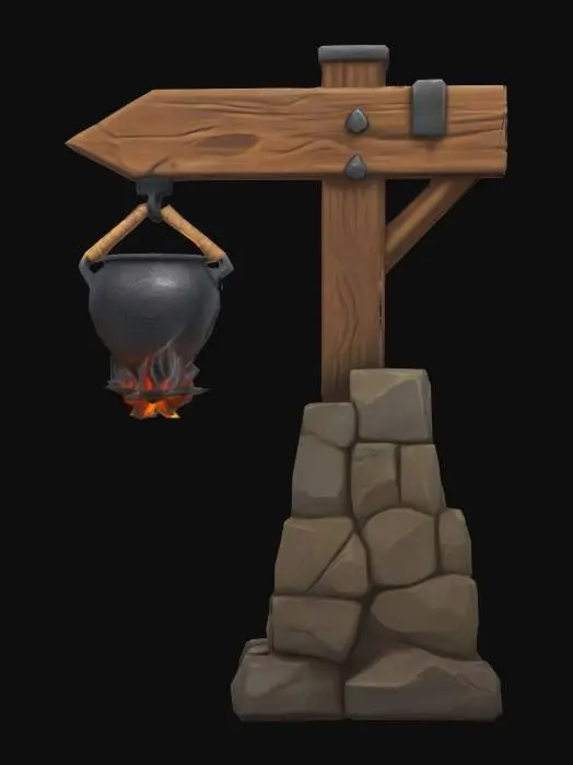 3D model for Cauldron Signpost