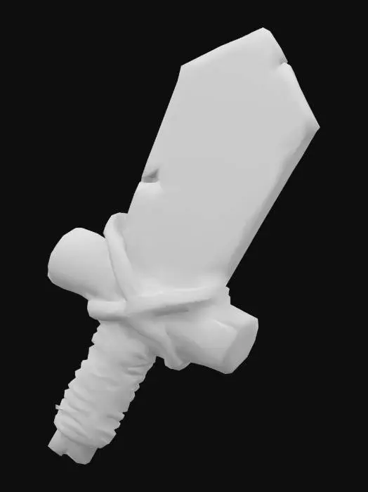 3D model for Wooden Sword