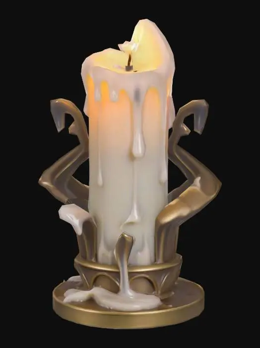 3D model for Candle Glow