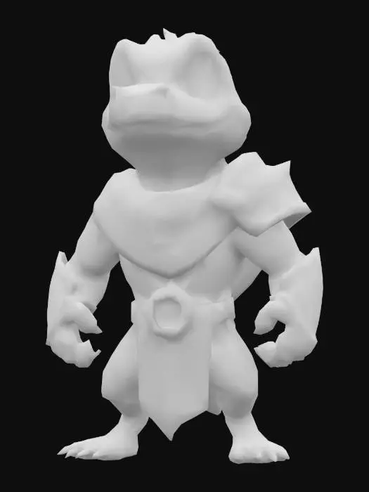 3D model for Lizard Knight Hero