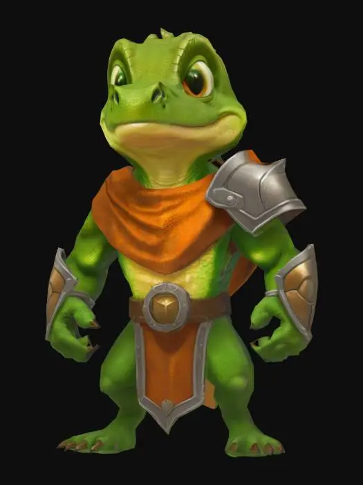 3D model for Lizard Knight Hero