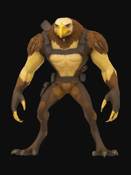 3D model for Eagle Warrior