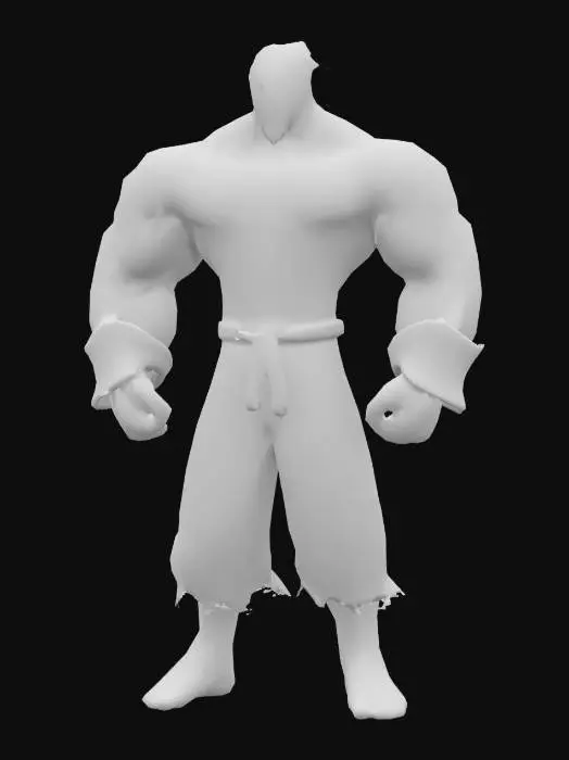 3D model for Rampaging Oni