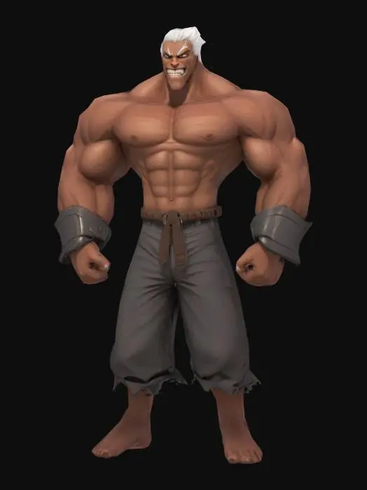 3D model for Rampaging Oni