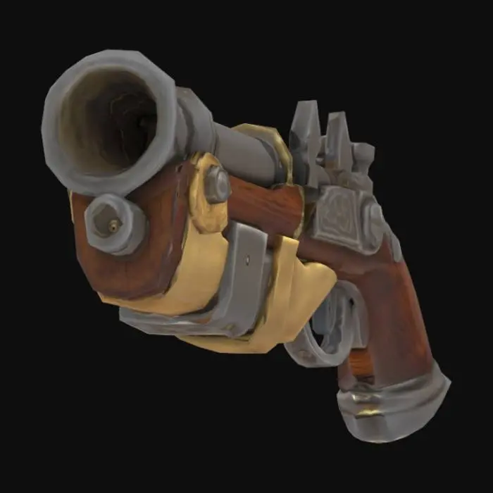 3D model for Steampunk Blunderbuss