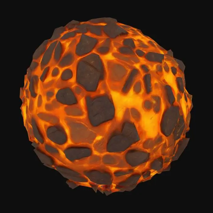3D model for Molten Sphere