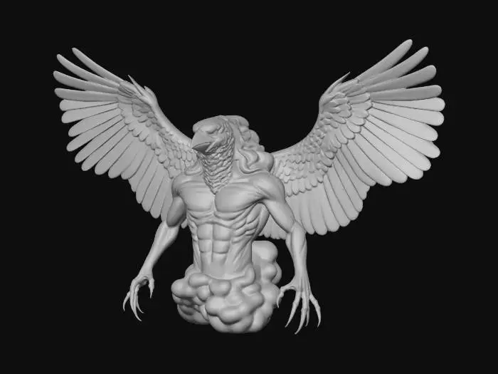 3D model for Raven's Heart Guardian