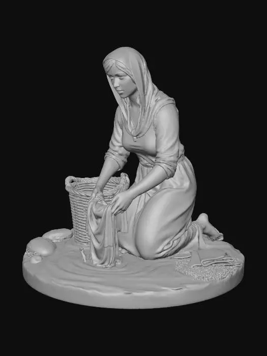 3D model for The Washerwoman