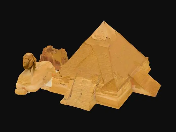 3D model for the pyramids of Giza, #AroundTheWorld#, .