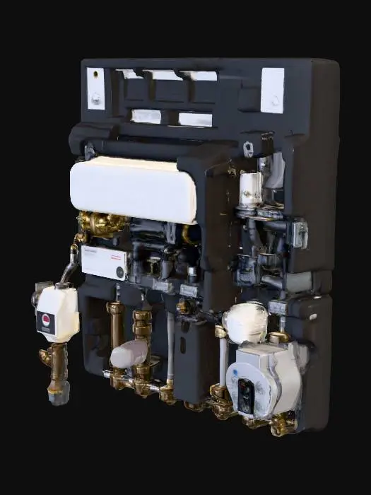 3D model for Hydronic System Valve Assembly