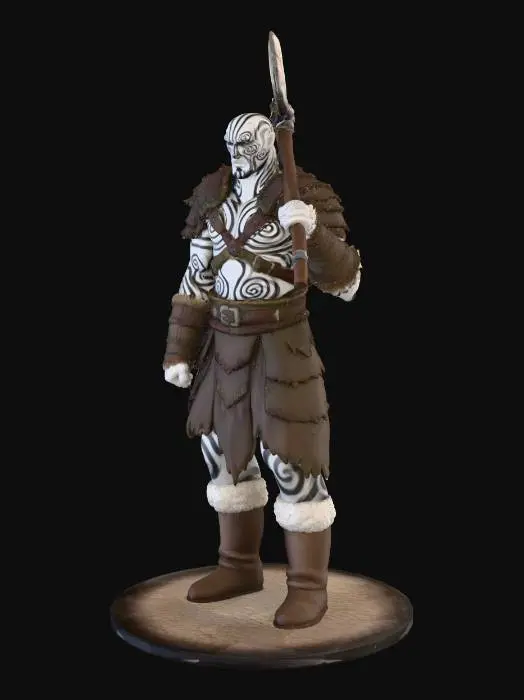 3D model for Goliath Barbarian D&D